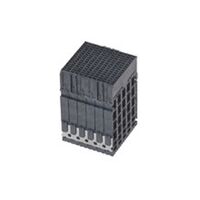 180 Steckverbinder Buchse, Flanschdose Durchkontaktierung Schwarz Wirkung