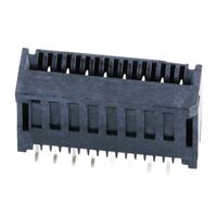 16 Position FFC, FPC Connector Contacts, Vertical - 1 Sided 0.020" (0.50mm) Surface Mount