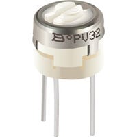 50 Ohms 0,5W, 1/2W Leiterplattenstifte Durchkontaktierung Trimmpotentiometer Cermet 1.0 Umdrehungen Einstellung oben