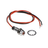 LED 面板指示器 紅 漫射 35° 21.6V ~ 26.4V 20mA 引線 - 7.3" (185.42mm)