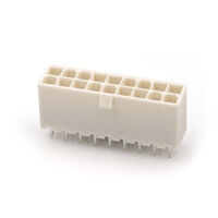 针座连接器 通孔 18 位置 0.165"（4.20mm）