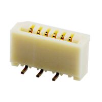 6 Position FFC, FPC Connector Contacts, Vertical - 1 Sided 0.039" (1.00mm) Surface Mount