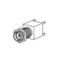 SMA 連接器 插座、內孔式插座 50Ohm 通孔式 焊接