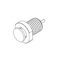 SMP Connecteur Fiche, broche mâle 50ohms Montage sur panneau, Fileté Vis