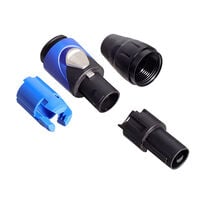 2 Conector circular com posição Plugue, sem gênero Parafuso