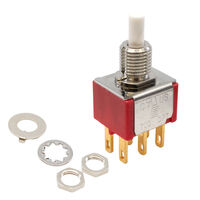 按钮开关 DPDT 标准 面板安装，后部