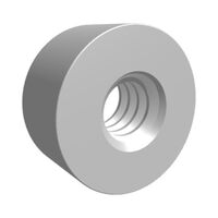 Round Standoff Threaded #4-40 Nylon 0.125" (3.18mm) 1/8"