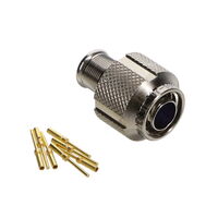 7 Position Circular Connector Plug, Male Pins Crimp