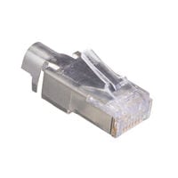 Plug Modular Connector 8p8c (RJ45, Ethernet) Position Shielded Cat6 Crimp