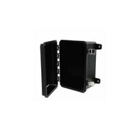 外壳 塑料，聚碳酸酯（PC） 黑色 包含盖 11.950" 长 x 7.950" 宽（303.53mm x 201.93mm） X 6.340"（161.04mm）