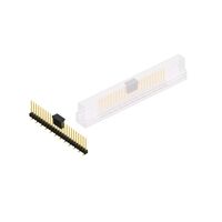 Cabezal de conector Montaje en superficie 24 posiciones 0.100" (2.54mm)