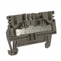 Rekkeklemme-kontakt 2 Posisjoner Gjennomføring Beige 10-26 AWG