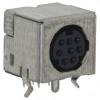 8 Position Circular Connector Receptacle, Female Sockets Solder