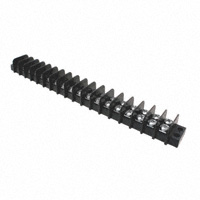 18 Circuit 0.375" (9.53mm) Barrier Block Connector, Screws