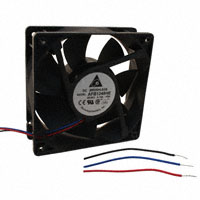Fan Tubeaxial 48VDC Square - 120mm L x 120mm H Ball 105.9 CFM (2.97m³/min) 3 Wire Leads