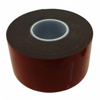 Revêtement double, double face Bande Acrylique Adhésif Noir 2,00po (50,80mm) X 15pi (4,6m) 5 yds