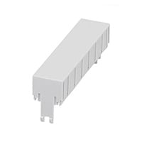 Plastic, Polyamide Cover, Lid 3.031" L x 0.740" W x 1.024" H (77.00mm x 18.80mm x 26.00mm) Gray