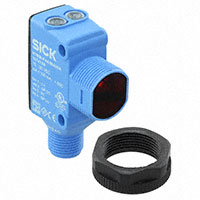 Sensor óptico 0,197" a 3,937" (5mm a 100mm) PNP - liga no escuro/liga no claro - selecionável