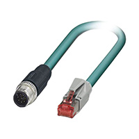 Cable Assembly Circular 08 pos Male to RJ45, 8p8c 32.81' (10.00m)