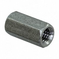Hex Standoff Threaded M3x0.5 Steel 0.394" (10.00mm) Clear