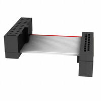 20 矩形电缆组件 插口至插口，反向 0.500'（152.40mm，6.00"）