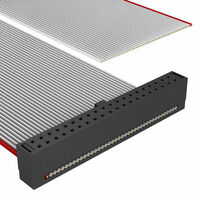 40 矩形电缆组件 插口至线缆 1.00'（304.80mm）