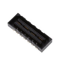 28 Position Connector Differential Pair Array, Female Surface Mount Gold