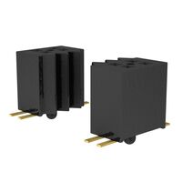 28 Position Receptacle, Pass Through Connector 0.031" (0.80mm) Surface Mount Gold