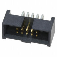 针座连接器 通孔，直角 10 位置 0.050"（1.27mm）