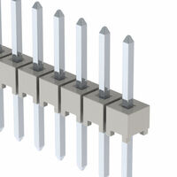 Steckverbinder, Steckleiste Durchkontaktierung 12 positionen 0,100" (2,54mm)