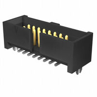 针座连接器 表面贴装型 16 位置 0.050"（1.27mm）