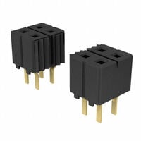 54 位置 插座 连接器 0.100"（2.54mm） 通孔 镀金