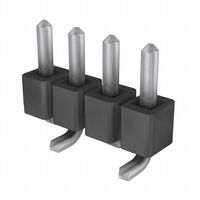 Connector Header Surface Mount 4 position 0.100" (2.54mm)