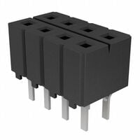 8 位置 插孔 連接器 0.100" (2.54mm) 通孔式 金