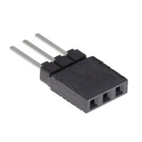 3 位置 抬升式插座 连接器 0.100"（2.54mm） 通孔 锡