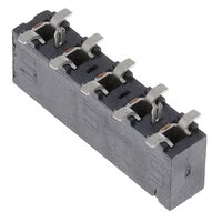 5 Position Receptacle Connector 0.200" (5.08mm) Surface Mount Tin