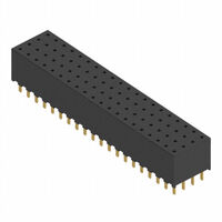 80 位置 插座 连接器 0.079"（2.00mm） 通孔 镀金