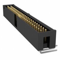 Connector Header Through Hole, Right Angle 50 position 0.100" (2.54mm)