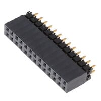 26 Position Elevated Socket Connector 0.100" (2.54mm) Through Hole Gold