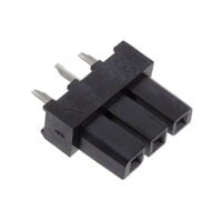 3 Position Header Connector 0.165" (4.20mm) Through Hole Tin