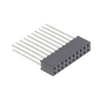 20 位置 插座 连接器 0.079"（2.00mm） 通孔 镀金