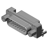 15 Position D-Sub Plug, Male Pins Connector