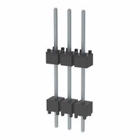 3 Positionen, Steckleiste, Abstandshalter, Steckverbinder 0,100" (2,54mm) Zinn Durchkontaktierung