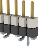 29 Position Header Spacer Connector 0.100" (2.54mm) Gold Surface Mount