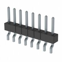 Steckverbinder, Steckleiste Oberflächenmontage, rechtwinklig 8 positionen 0,079" (2,00mm)