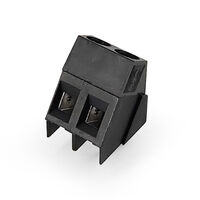 2 Position Wire to Board Terminal Block 35° (145°) Angle with Board 0.197" (5.00mm) Through Hole