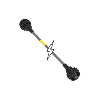 Modular Cable Plug to Plug 8p8c (RJ45, Ethernet) 3.00' (914.4mm) Unshielded