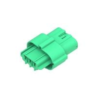 3 Rechteckige Steckverbinder - Gehäuse Buchse Grün 0,142" (3,60mm)