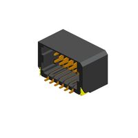 Cabezal de conector Montaje en superficie, ángulo recto 16 posiciones 0.039" (1.00mm)