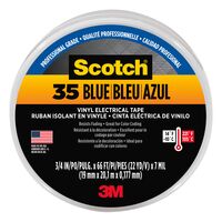 Electrical Tape Adhesive Blue 0.75" (19.05mm) 3/4" X 66' (20.1m) 22 yds